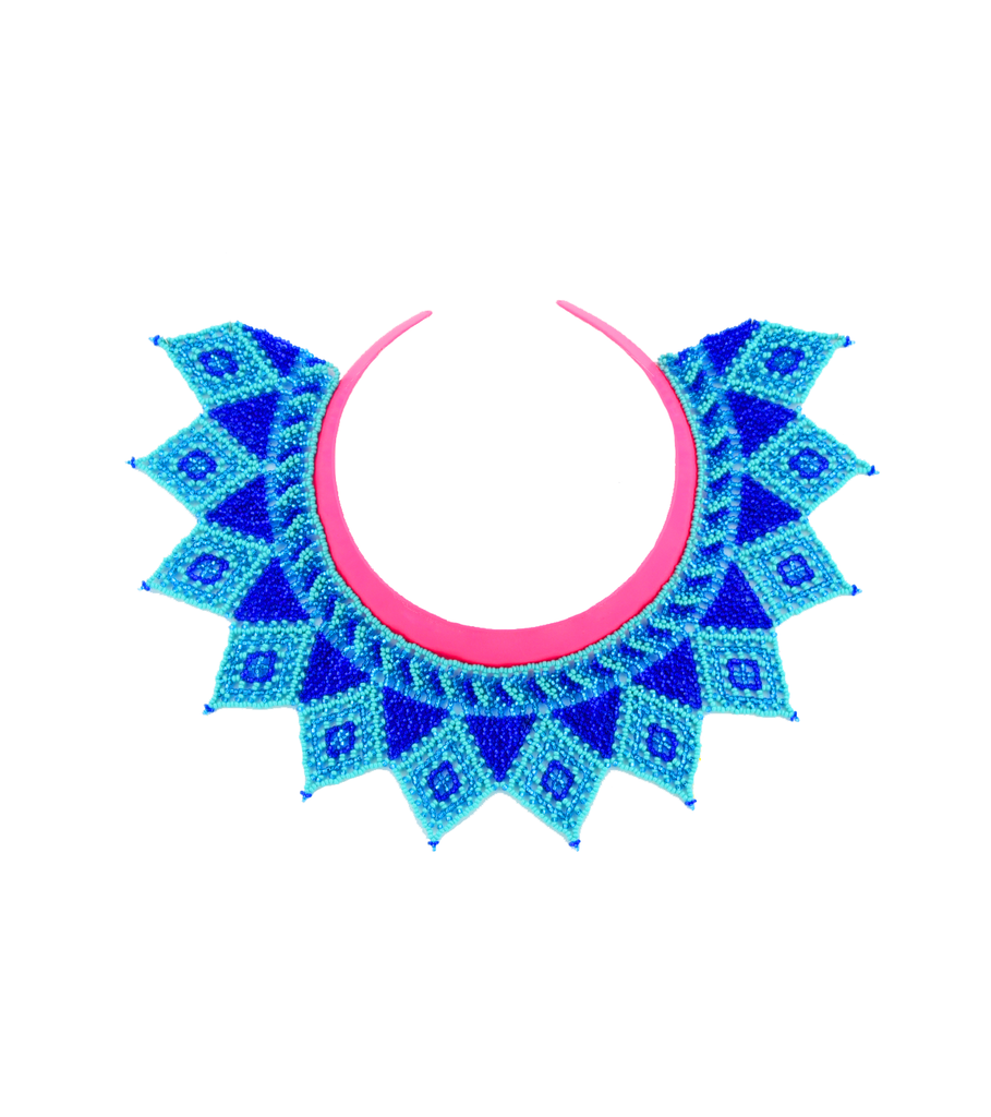 Maju Curated Bold | Blueberry Chocker Necklace
